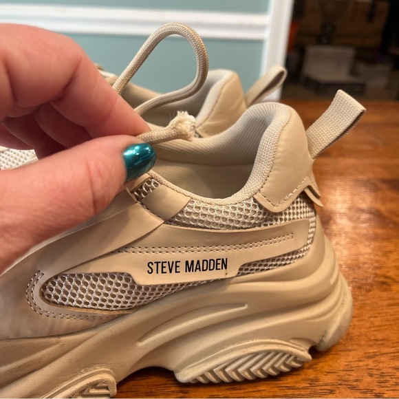 Steve Madden tan Possession sneaker size women’s 10 - Picture 6 of 11
